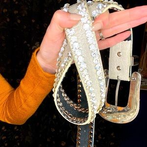 Bling crystal belt